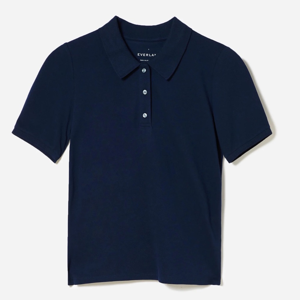Everlane organic cotton polo top